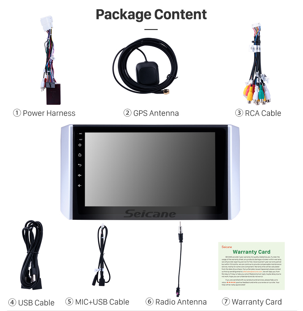 Seicane 2017-2018 Mitsubishi Xpander Android 9.0 9 polegada Navegação GPS Rádio Bluetooth HD Touchscreen USB Carplay Música suporte AUX TPMS OBD2 TV Digital Seicane 2017-2018 Mitsubishi Xpander Android 9.0 9 polegada Navegação GPS Rádio Bluetooth HD Touchscreen USB Carplay Música suporte AUX TPMS OBD2 TV Digital