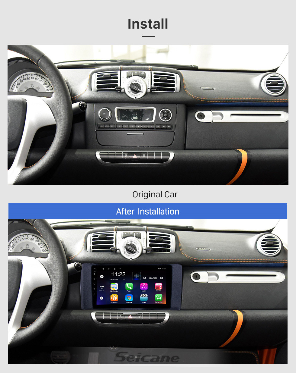 Seicane 2010-2016 Jeep Compass Android 8.1 GPS Navigation 10.1 inch HD Touchscreen Radio Bluetooth Mirror Link WIFI USB support Steering Wheel Control 3G Carplay Rearview Seicane 2010-2016 Jeep Compass Android 8.1 GPS Navigation 10.1 inch HD Touchscreen Radio Bluetooth Mirror Link WIFI USB support Steering Wheel Control 3G Carplay Rearview