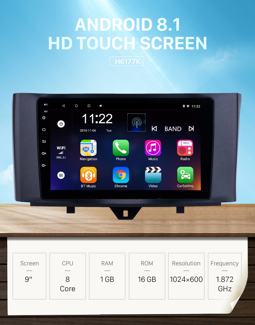 Seicane 2010-2016 Jeep Compass Android 8.1 GPS Navigation 10.1 inch HD Touchscreen Radio Bluetooth Mirror Link WIFI USB support Steering Wheel Control 3G Carplay Rearview Seicane 2010-2016 Jeep Compass Android 8.1 GPS Navigation 10.1 inch HD Touchscreen Radio Bluetooth Mirror Link WIFI USB support Steering Wheel Control 3G Carplay Rearview