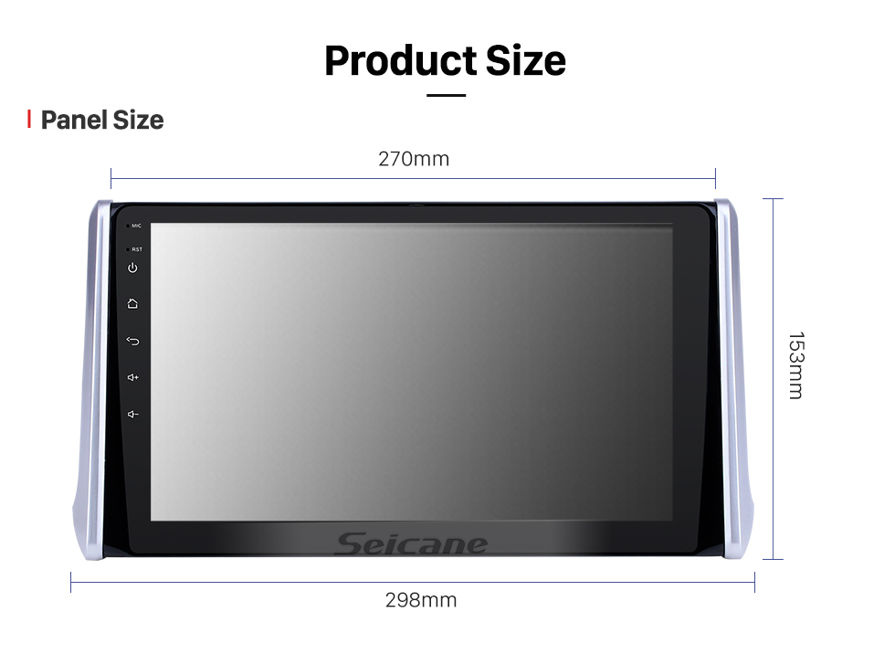 Seicane 10,1 Zoll Android 8.1 HD Touchscreen GPS-Navigations-Radio für 2019 Toyota RAV4 mit Bluetooth USB WIFI AUX-Unterstützung Carplay Rückfahrkamera OBD TPMS Seicane 10,1 Zoll Android 8.1 HD Touchscreen GPS-Navigations-Radio für 2019 Toyota RAV4 mit Bluetooth USB WIFI AUX-Unterstützung Carplay Rückfahrkamera OBD TPMS