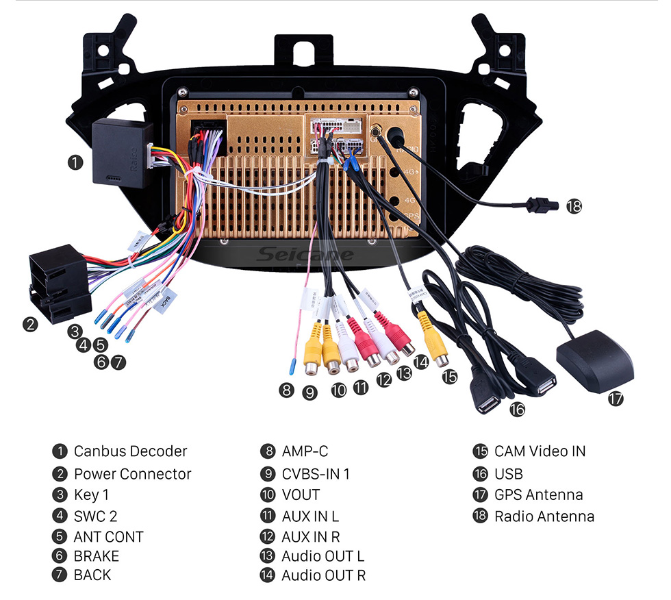 Seicane Radio Android 8.1 de 8 pulgadas para 2015-2019 Opel Corsa / 2013-2016 Opel Adam Bluetooth HD Pantalla táctil Navegación GPS Soporte AUX Cámara de respaldo Carplay DVR Seicane Radio Android 8.1 de 8 pulgadas para 2015-2019 Opel Corsa / 2013-2016 Opel Adam Bluetooth HD Pantalla táctil Navegación GPS Soporte AUX Cámara de respaldo Carplay DVR