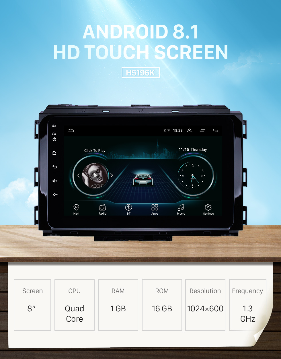 Seicane 8 Zoll HD Touchscreen Android 8.1 für 2014 2015 2016-2019 Kia Carnival Radio GPS Navigationssystem mit Bluetooth Unterstützung Carplay Digital TV Seicane 8 Zoll HD Touchscreen Android 8.1 für 2014 2015 2016-2019 Kia Carnival Radio GPS Navigationssystem mit Bluetooth Unterstützung Carplay Digital TV