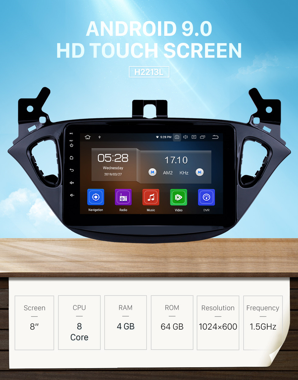 Seicane 8 inch Android 9.0 2015-2019 Opel Corsa/2013-2016 Opel Adam GPS Navigation Radio with Touchscreen Carplay Bluetooth AUX support OBD2 DVR Seicane 8 inch Android 9.0 2015-2019 Opel Corsa/2013-2016 Opel Adam GPS Navigation Radio with Touchscreen Carplay Bluetooth AUX support OBD2 DVR