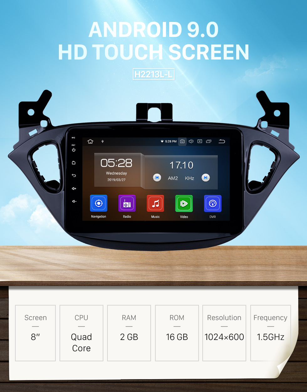 Seicane 8 polegada Android 9.0 Rádio para 2015-2019 Opel Corsa / 2013-2016 Opel Adam Bluetooth Wi-fi HD Touchscreen Navegação GPS Carplay USB suporte TPMS Seicane 8 polegada Android 9.0 Rádio para 2015-2019 Opel Corsa / 2013-2016 Opel Adam Bluetooth Wi-fi HD Touchscreen Navegação GPS Carplay USB suporte TPMS