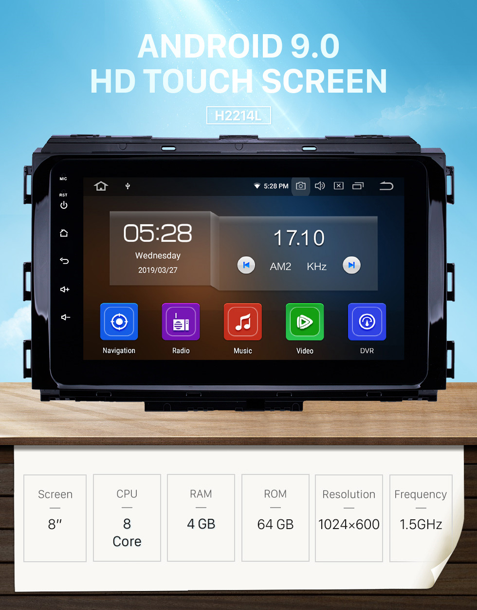 Seicane 8 Zoll 2014-2019 Kia Carnival Android 9.0 GPS-Navigations-Radio Bluetooth HD Touchscreen AUX Carplay-Musikunterstützung 1080P Video Digital-TV-Kamera Seicane 8 Zoll 2014-2019 Kia Carnival Android 9.0 GPS-Navigations-Radio Bluetooth HD Touchscreen AUX Carplay-Musikunterstützung 1080P Video Digital-TV-Kamera