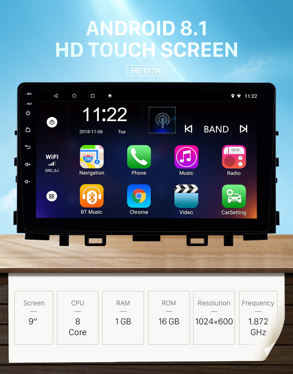 Seicane Android 8.1 9 inch HD Touchscreen GPS Navigation Radio for 2017 2018 2019 Kia Rio with Bluetooth USB WIFI support Carplay Digital TV Mirror Link Seicane Android 8.1 9 inch HD Touchscreen GPS Navigation Radio for 2017 2018 2019 Kia Rio with Bluetooth USB WIFI support Carplay Digital TV Mirror Link