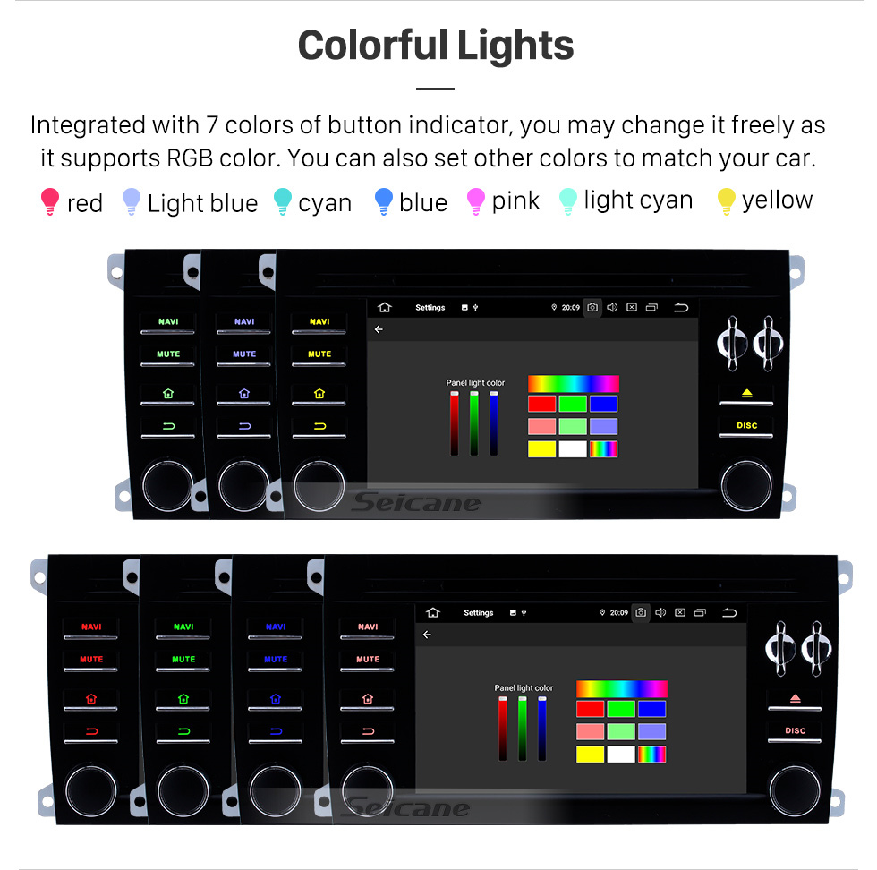 Seicane 7 polegadas Android 9.0 HD touchscreen 2003-2011 Porsche Cayenne Rádio de Navegação GPS com WiFi Bluetooth Carplay Espelho Suporte para OBD2 Câmera de Backup DVR 1080P Seicane 7 polegadas Android 9.0 HD touchscreen 2003-2011 Porsche Cayenne Rádio de Navegação GPS com WiFi Bluetooth Carplay Espelho Suporte para OBD2 Câmera de Backup DVR 1080P