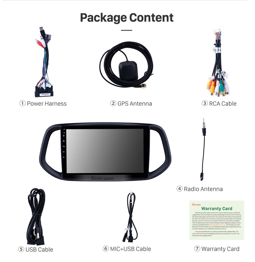 Seicane 10,1 Zoll Android 9.0 Radio für 2014 2015 2016 2017 Kia KX3 Bluetooth Wifi HD Touchscreen GPS-Navigation Carplay USB-Unterstützung DVR Digital TV TPMS Seicane 10,1 Zoll Android 9.0 Radio für 2014 2015 2016 2017 Kia KX3 Bluetooth Wifi HD Touchscreen GPS-Navigation Carplay USB-Unterstützung DVR Digital TV TPMS