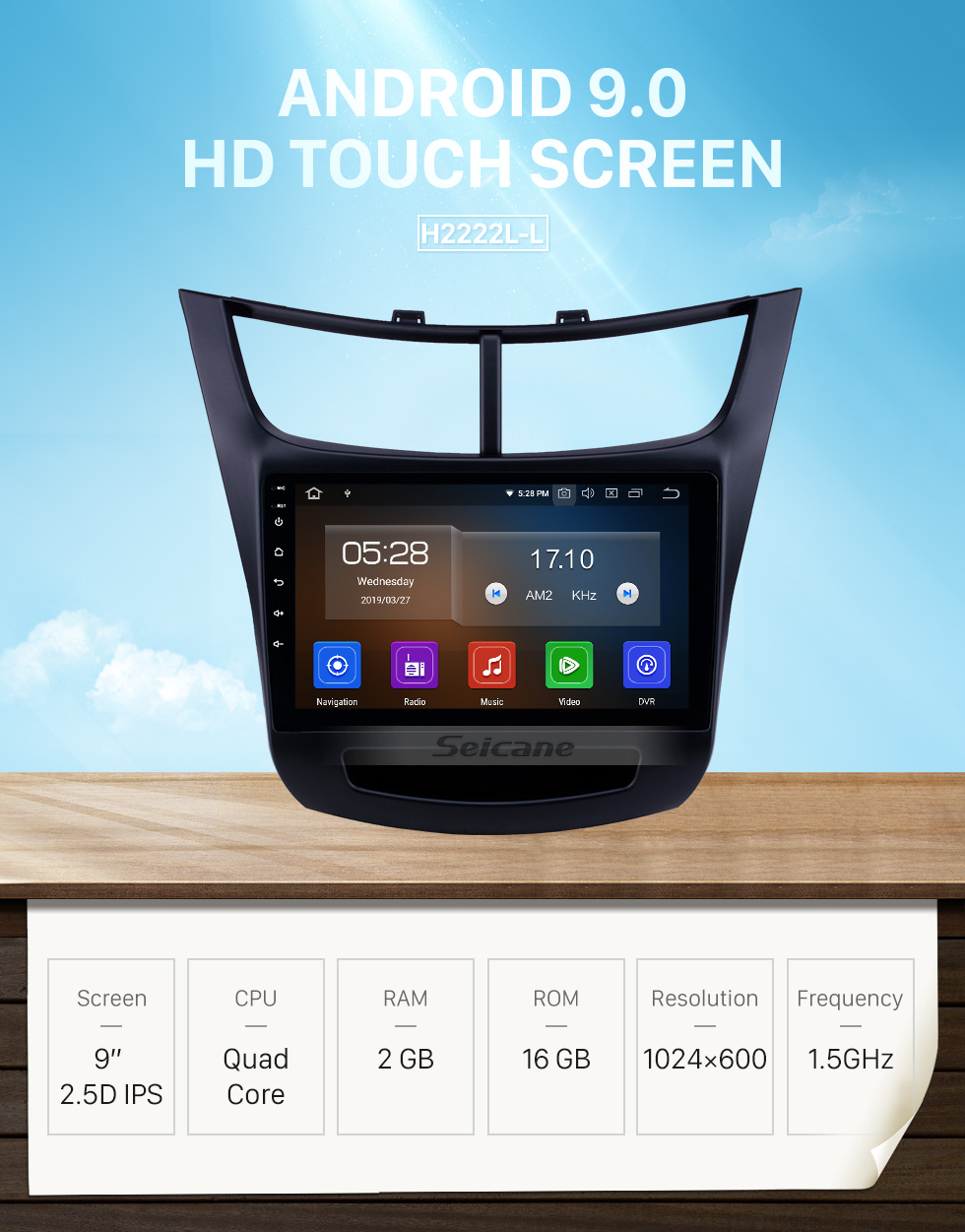 Seicane Android 9.0 9 inch GPS Navigation Radio for 2015-2016 Chevy Chevrolet New Sail with HD Touchscreen Carplay Bluetooth WIFI USB AUX support DVR Mirror Link Seicane Android 9.0 9 inch GPS Navigation Radio for 2015-2016 Chevy Chevrolet New Sail with HD Touchscreen Carplay Bluetooth WIFI USB AUX support DVR Mirror Link