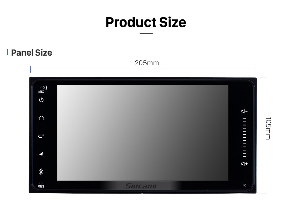 Seicane 7 inch Android 8.1 TOYOTA Corolla universal HD Touchscreen Radio GPS Navigation System Support Bluetooth Carplay OBD2 DVR Rearview camera Seicane 7 inch Android 8.1 TOYOTA Corolla universal HD Touchscreen Radio GPS Navigation System Support Bluetooth Carplay OBD2 DVR Rearview camera