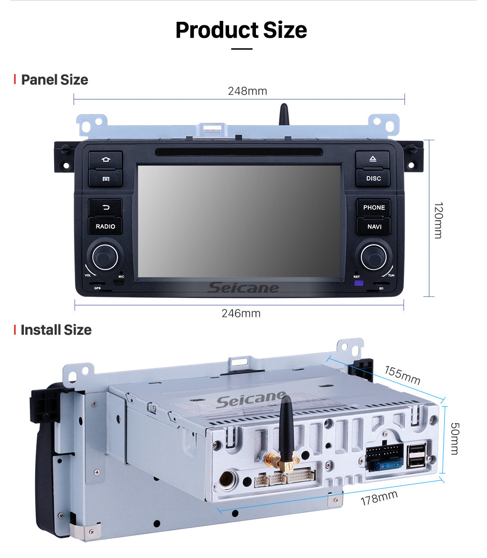 Seicane 7 pouces Android 9.0 Radio de navigation GPS pour 1999-2004 Rover 75 avec écran tactile HD Carplay Bluetooth WIFI Prise en charge USB Caméra de recul TV numérique Seicane 7 pouces Android 9.0 Radio de navigation GPS pour 1999-2004 Rover 75 avec écran tactile HD Carplay Bluetooth WIFI Prise en charge USB Caméra de recul TV numérique