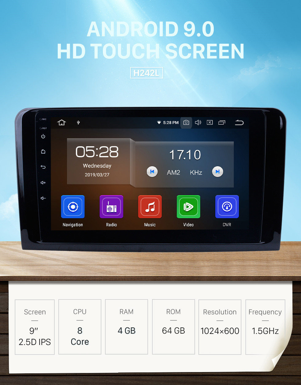Seicane 2005-2012 Mercedes Benz GL CLASS X164 GL320 GL350 GL420 GL450G L500 Radio Removal with Android 9.0 GPS Navigation Stereo 1024*600 Multi-touch Capacitive Screen DVD Mirror Link OBD2 Bluetooth 4G WiFi Seicane 2005-2012 Mercedes Benz GL CLASS X164 GL320 GL350 GL420 GL450G L500 Radio Removal with Android 9.0 GPS Navigation Stereo 1024*600 Multi-touch Capacitive Screen DVD Mirror Link OBD2 Bluetooth 4G WiFi