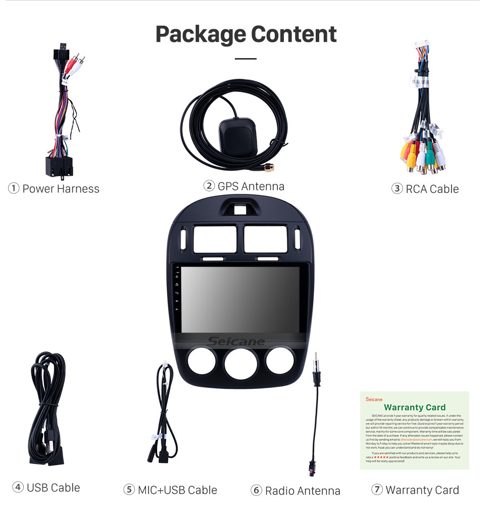 Seicane 10,1 zoll Android 9.0 Radio für 2017-2019 Kia Cerato Manuelle A / C Bluetooth Wifi HD Touchscreen GPS Navigation Carplay USB unterstützung Digital TV TPMS Seicane 10,1 zoll Android 9.0 Radio für 2017-2019 Kia Cerato Manuelle A / C Bluetooth Wifi HD Touchscreen GPS Navigation Carplay USB unterstützung Digital TV TPMS