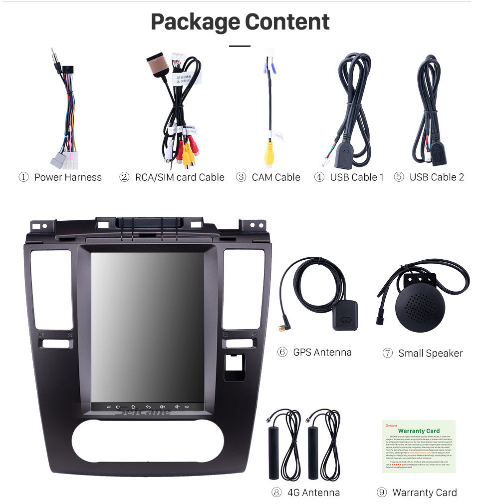 Seicane 9.7 pulgadas Android 9.1 2005-2010 Nissan Tiida Radio de navegación GPS con pantalla táctil Bluetooth AUX WIFI Soporte de música OBD2 DVR Carplay Mirror Link Seicane 9.7 pulgadas Android 9.1 2005-2010 Nissan Tiida Radio de navegación GPS con pantalla táctil Bluetooth AUX WIFI Soporte de música OBD2 DVR Carplay Mirror Link