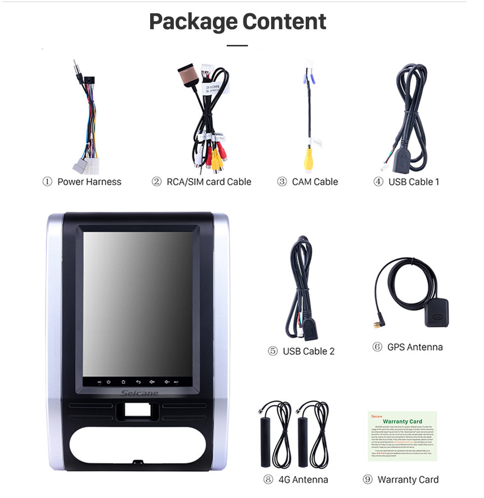 Seicane 9,7 pouces Android 9.1 2008-2012 Radio de navigation GPS Nissan X-Trail MX6 avec écran tactile Bluetooth USB AUX WIFI prise en charge TPMS TV numérique Carplay Seicane 9,7 pouces Android 9.1 2008-2012 Radio de navigation GPS Nissan X-Trail MX6 avec écran tactile Bluetooth USB AUX WIFI prise en charge TPMS TV numérique Carplay