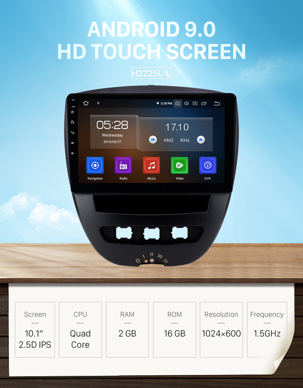 Seicane 10.1 inch 2005-2014 Peugeot 107 Android 9.0 GPS Navigation Radio Bluetooth HD Touchscreen AUX Carplay Music support 1080P Video Digital TV Rear camera Seicane 10.1 inch 2005-2014 Peugeot 107 Android 9.0 GPS Navigation Radio Bluetooth HD Touchscreen AUX Carplay Music support 1080P Video Digital TV Rear camera