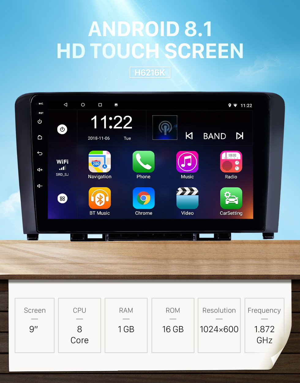 Seicane 2011-2016 Great Wall Haval H6 9 inch Android 8.1 HD Touchscreen Bluetooth GPS Navigation Radio USB AUX support Carplay 3G WIFI Mirror Link TPMS Seicane 2011-2016 Great Wall Haval H6 9 inch Android 8.1 HD Touchscreen Bluetooth GPS Navigation Radio USB AUX support Carplay 3G WIFI Mirror Link TPMS
