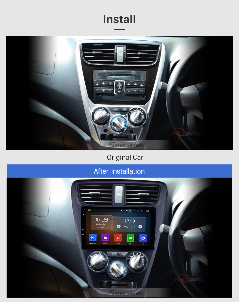Seicane OEM 9 pouces Android 9.0 Radio pour 2015 Perodua Axia Bluetooth WIFI HD Écran Tactile Musique GPS Navigation Carplay USB support Digital TV TPMS Seicane OEM 9 pouces Android 9.0 Radio pour 2015 Perodua Axia Bluetooth WIFI HD Écran Tactile Musique GPS Navigation Carplay USB support Digital TV TPMS