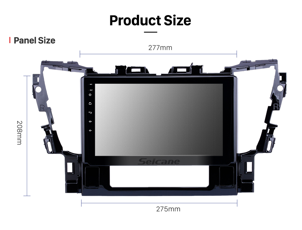 Seicane 10,1 pouces Android 8.1 HD radio à navigation tactile GPS Navigation pour 2015 2016 Toyota Alphard avec Bluetooth USB WIFI AUX soutien Carplay SWC TPMS OBD Seicane 10,1 pouces Android 8.1 HD radio à navigation tactile GPS Navigation pour 2015 2016 Toyota Alphard avec Bluetooth USB WIFI AUX soutien Carplay SWC TPMS OBD