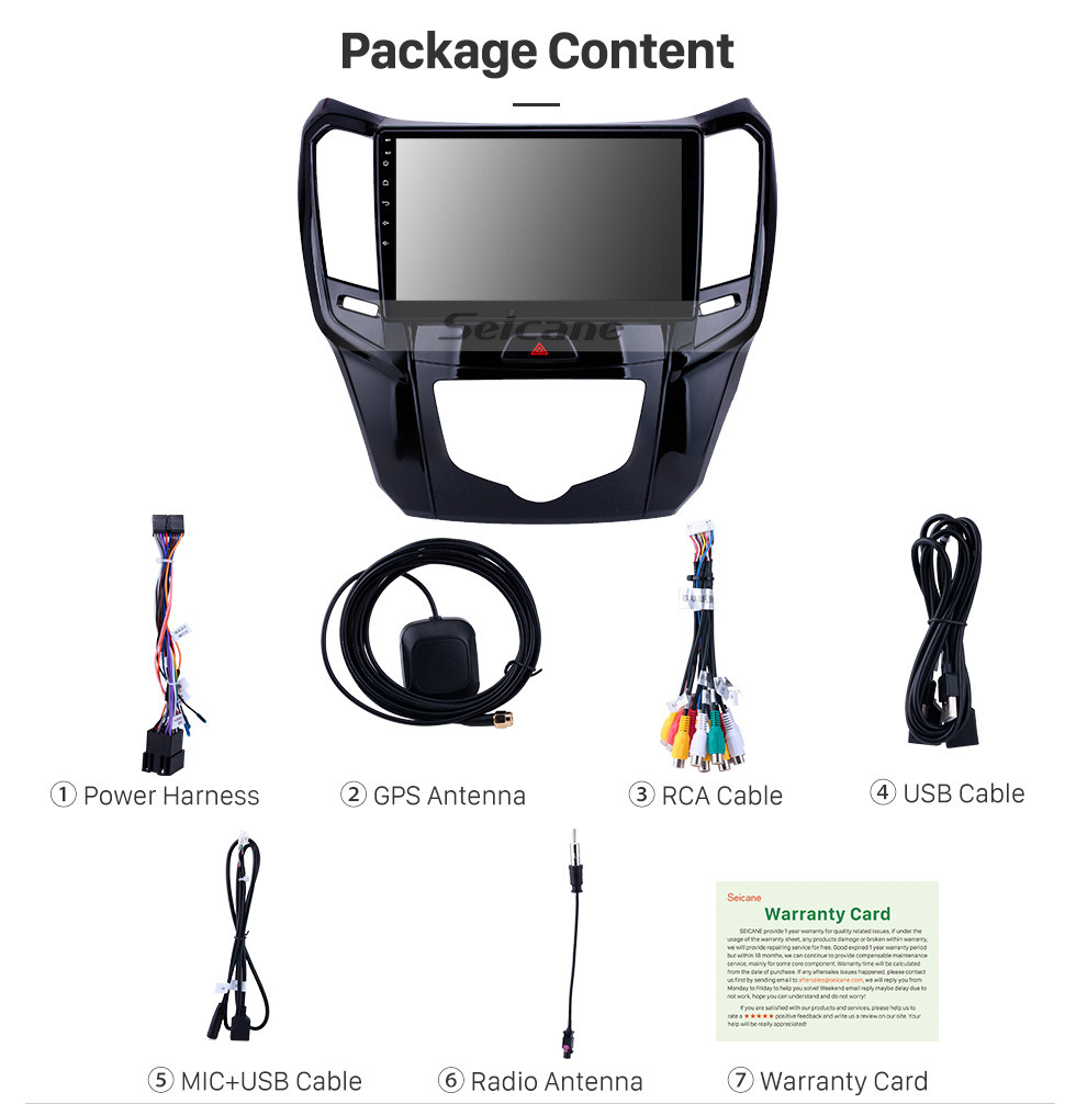 Seicane 10.1 pulgadas Android 9.0 Radio para 2014 2015 Gran Muralla M4 Bluetooth Wifi Pantalla táctil GPS Navegación Carplay USB compatible DVR OBD2 Cámara de vista trasera Seicane 10.1 pulgadas Android 9.0 Radio para 2014 2015 Gran Muralla M4 Bluetooth Wifi Pantalla táctil GPS Navegación Carplay USB compatible DVR OBD2 Cámara de vista trasera