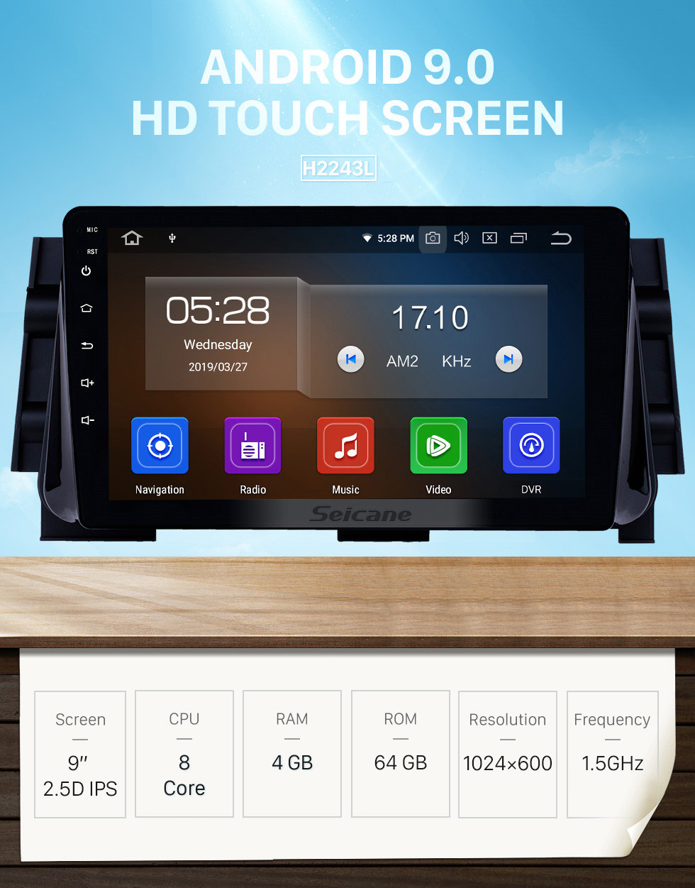 Seicane 10,1 zoll Android 9.0 Radio für 2017 Nissan Micra Bluetooth HD Touchscreen GPS Navigation Carplay USB unterstützung TPMS OBD2 Lenkradsteuerung Seicane 10,1 zoll Android 9.0 Radio für 2017 Nissan Micra Bluetooth HD Touchscreen GPS Navigation Carplay USB unterstützung TPMS OBD2 Lenkradsteuerung