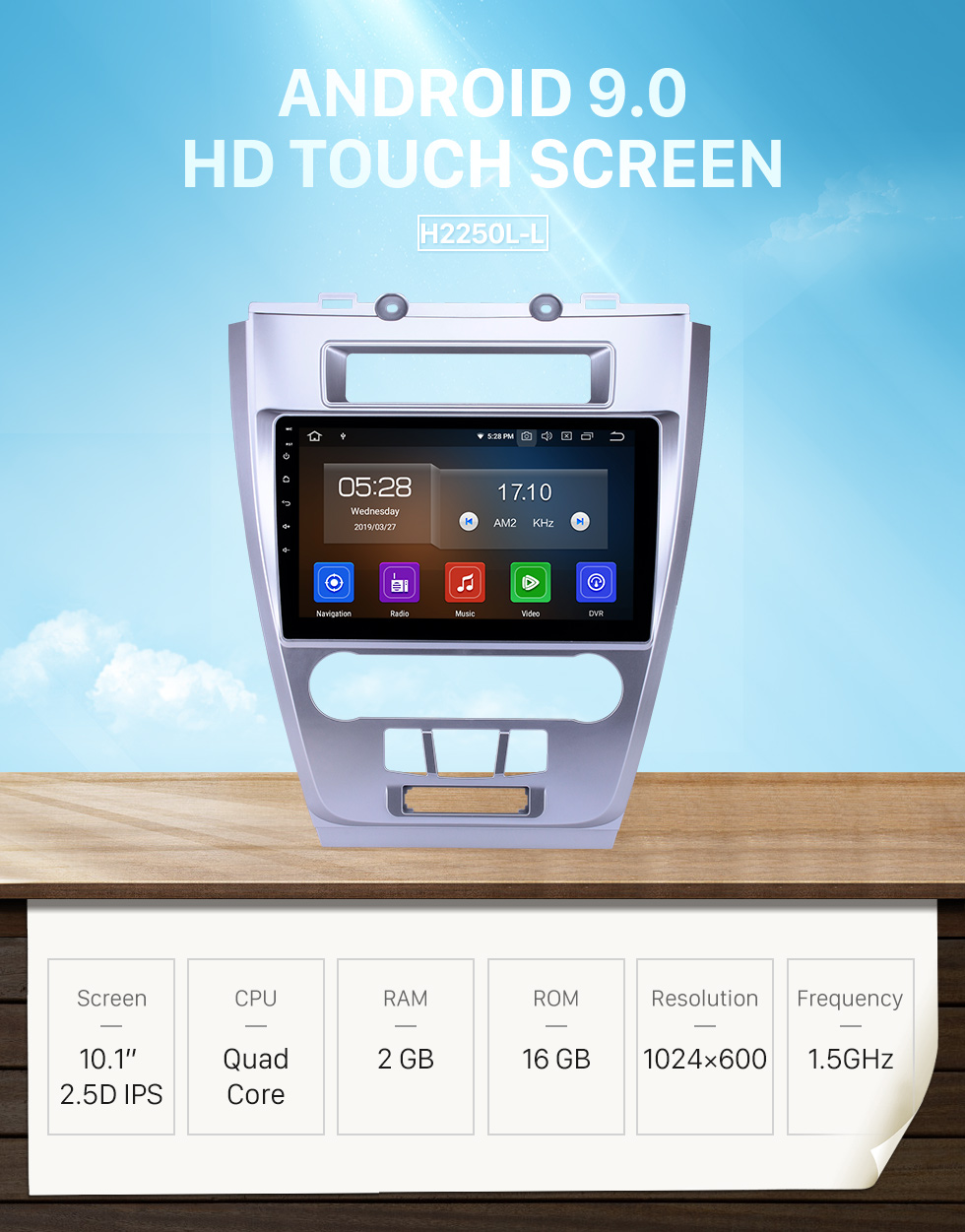 Seicane 10,1 pouces 2009-2012 Ford Mondeo Android 9.0 Radio de navigation GPS Bluetooth HD à écran tactile AUX Musique Carplay soutien 1080P Vidéo Mirror Link Seicane 10,1 pouces 2009-2012 Ford Mondeo Android 9.0 Radio de navigation GPS Bluetooth HD à écran tactile AUX Musique Carplay soutien 1080P Vidéo Mirror Link