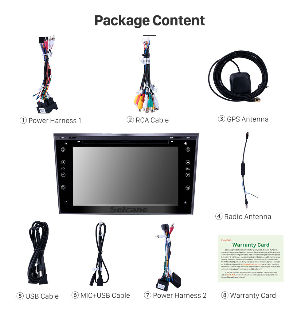 Seicane 7 inch 2004-2012 Opel Zafira/Vectra/Antara/Astra/Corsa Android 9.0 GPS Navigation Radio Bluetooth HD Touchscreen Carplay support TPMS DVR Seicane 7 inch 2004-2012 Opel Zafira/Vectra/Antara/Astra/Corsa Android 9.0 GPS Navigation Radio Bluetooth HD Touchscreen Carplay support TPMS DVR