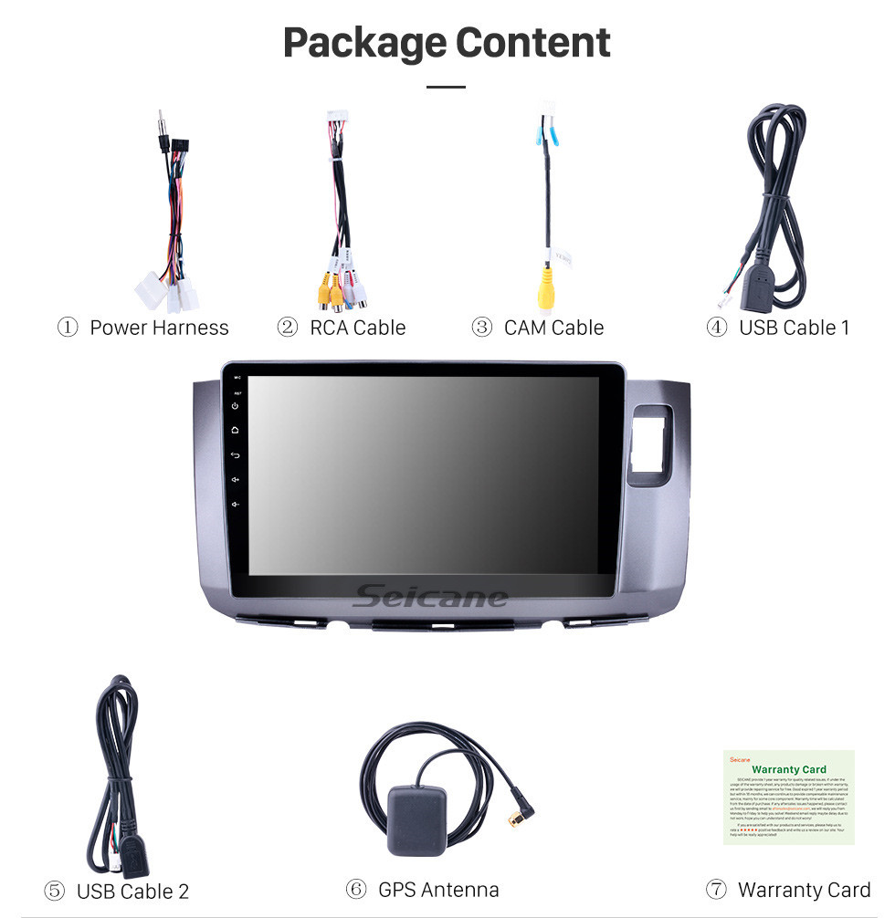 Seicane 2004-2015 Ancienne Mazda 6 HD Écran Tactile 9 pouces Android 8.1 Stéréo Bluetooth Navigation GPS Contrôle Volant 3G WIFI OBD2 Carplay DVR Seicane 2004-2015 Ancienne Mazda 6 HD Écran Tactile 9 pouces Android 8.1 Stéréo Bluetooth Navigation GPS Contrôle Volant 3G WIFI OBD2 Carplay DVR