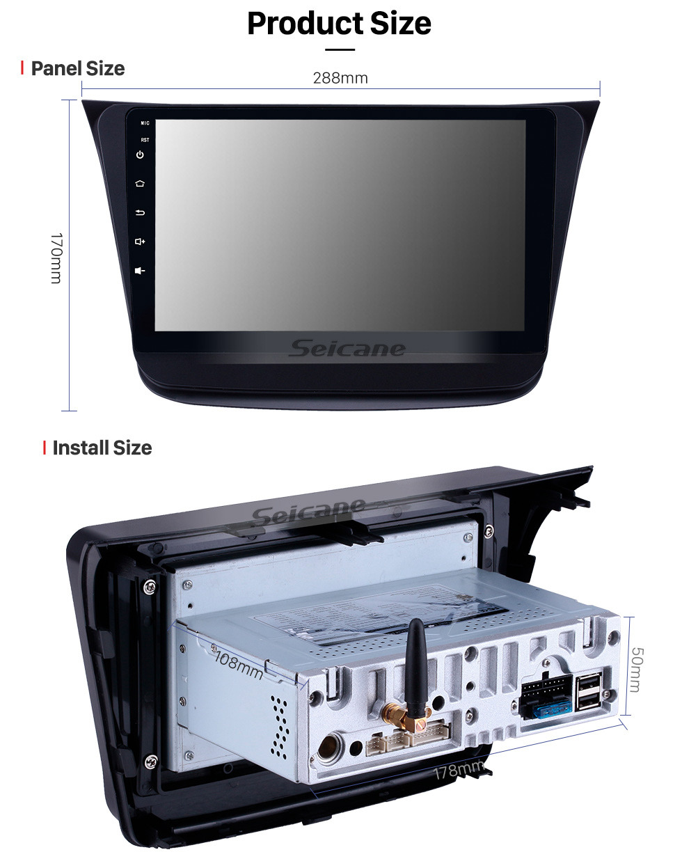 Seicane 2009-2013 Toyota Prius (LHD) 9 polegada Android 9.0 Rádio Bluetooth com Navegação GPS Wifi LinkMirror USB Suporte de Controle de Volante Câmera Retrovisor OBD2 DAB + DVR Seicane 2009-2013 Toyota Prius (LHD) 9 polegada Android 9.0 Rádio Bluetooth com Navegação GPS Wifi LinkMirror USB Suporte de Controle de Volante Câmera Retrovisor OBD2 DAB + DVR