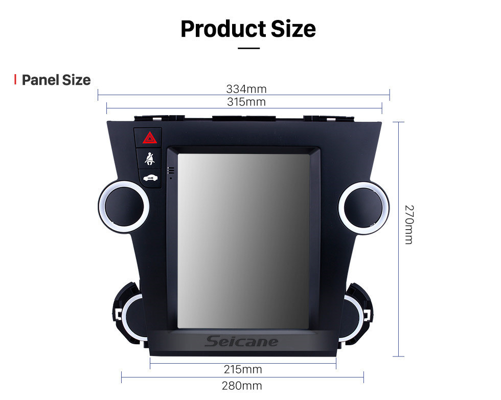 Seicane Android 9.1 9.7 inch GPS Navigation Radio for 2009-2014 Toyota Highlander with HD Touchscreen Bluetooth WIFI AUX support Carplay Mirror Link OBD2 Seicane Android 9.1 9.7 inch GPS Navigation Radio for 2009-2014 Toyota Highlander with HD Touchscreen Bluetooth WIFI AUX support Carplay Mirror Link OBD2