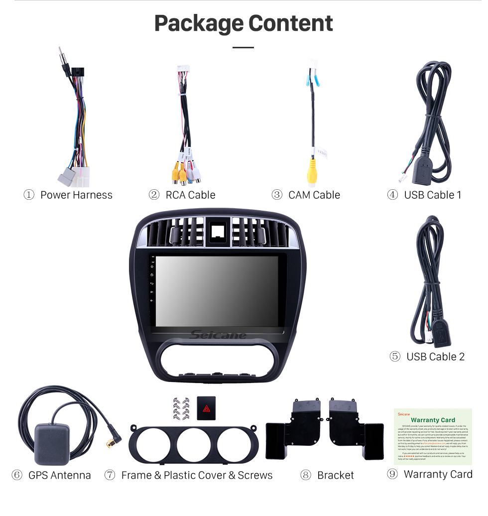 Seicane 10,1 pouces Android 8.1 HD Radio tactile Navigation GPS pour 2009 Nissan Sylphy avec support Bluetooth WIFI AUX Carplay Mirror Link Seicane 10,1 pouces Android 8.1 HD Radio tactile Navigation GPS pour 2009 Nissan Sylphy avec support Bluetooth WIFI AUX Carplay Mirror Link