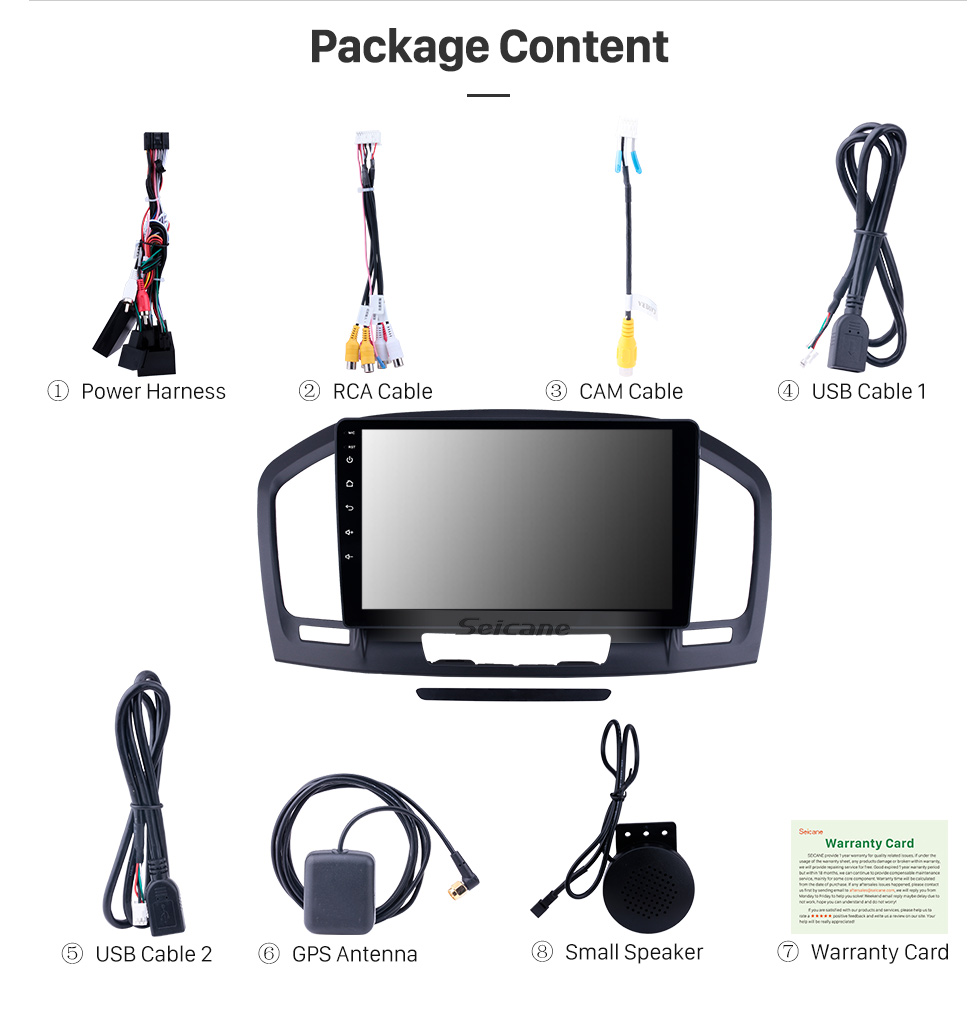 Seicane HD Touchscreen 9 inch Android 8.1 GPS Navigation Radio for 2009-2013 Buick Regal with Bluetooth AUX support Carplay Steering Wheel Control Seicane HD Touchscreen 9 inch Android 8.1 GPS Navigation Radio for 2009-2013 Buick Regal with Bluetooth AUX support Carplay Steering Wheel Control