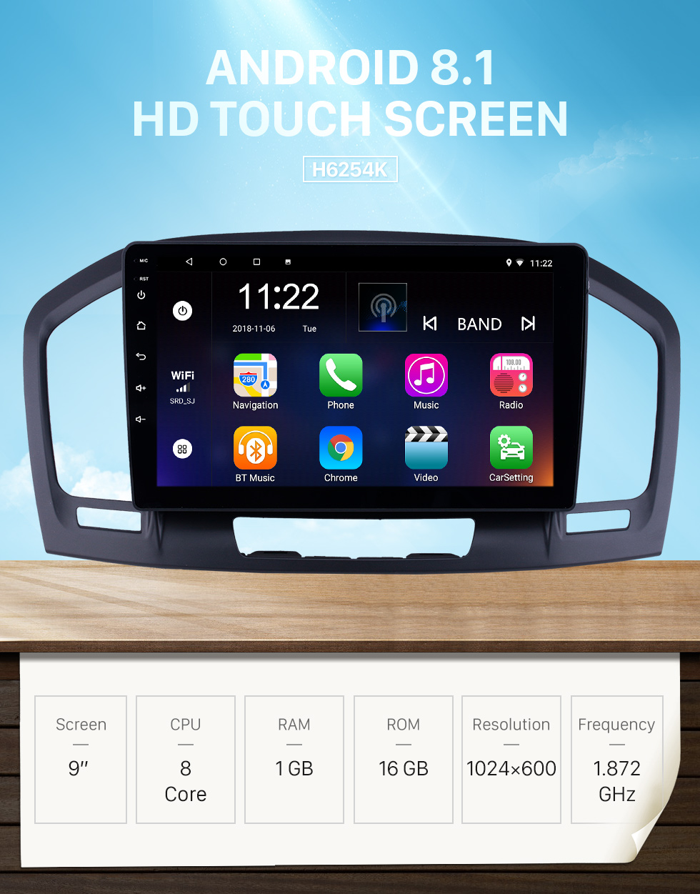 Seicane HD Touchscreen 9 inch Android 8.1 GPS Navigation Radio for 2009-2013 Buick Regal with Bluetooth AUX support Carplay Steering Wheel Control Seicane HD Touchscreen 9 inch Android 8.1 GPS Navigation Radio for 2009-2013 Buick Regal with Bluetooth AUX support Carplay Steering Wheel Control