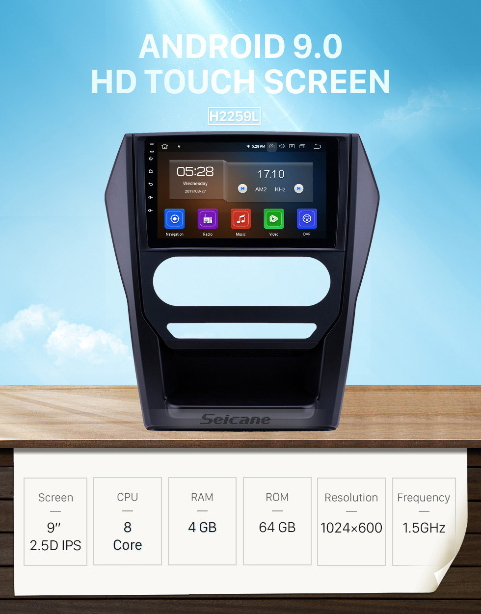 Seicane HD Touchscreen 2015 Mahindra Escorpião Auto A / C Android 9.0 9 polegada Navegação GPS Rádio Bluetooth USB Carplay WIFI AUX apoio DAB + OBD2 Seicane HD Touchscreen 2015 Mahindra Escorpião Auto A / C Android 9.0 9 polegada Navegação GPS Rádio Bluetooth USB Carplay WIFI AUX apoio DAB + OBD2