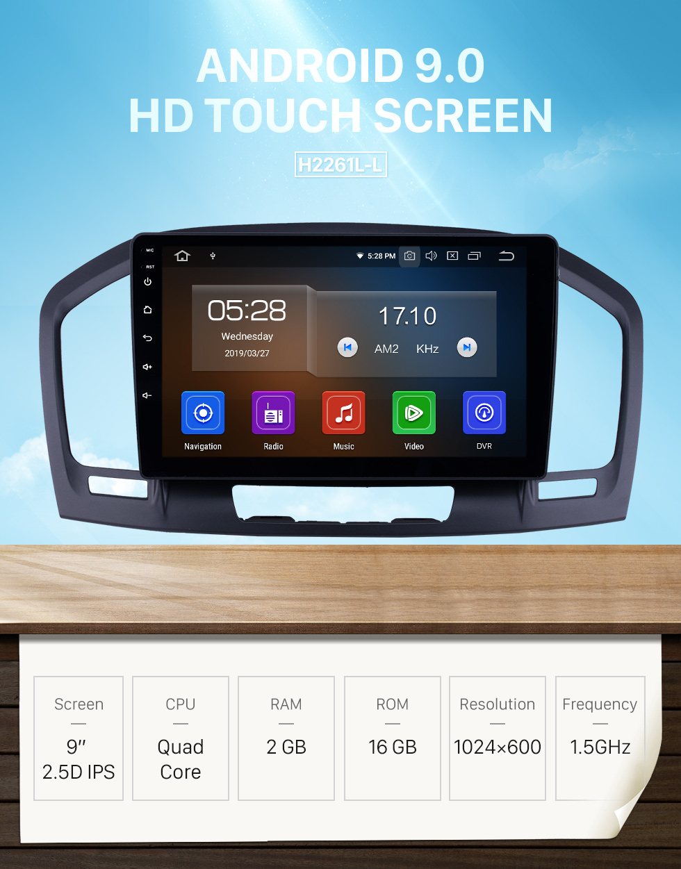 Seicane 2009-2013 Buick Regal Android 9.0 Radio de navigation GPS 9 pouces Bluetooth à écran tactile Bluetooth HD Prise en charge de Carplay Music TPMS DAB + Lien vidéo miroir 1080p Seicane 2009-2013 Buick Regal Android 9.0 Radio de navigation GPS 9 pouces Bluetooth à écran tactile Bluetooth HD Prise en charge de Carplay Music TPMS DAB + Lien vidéo miroir 1080p