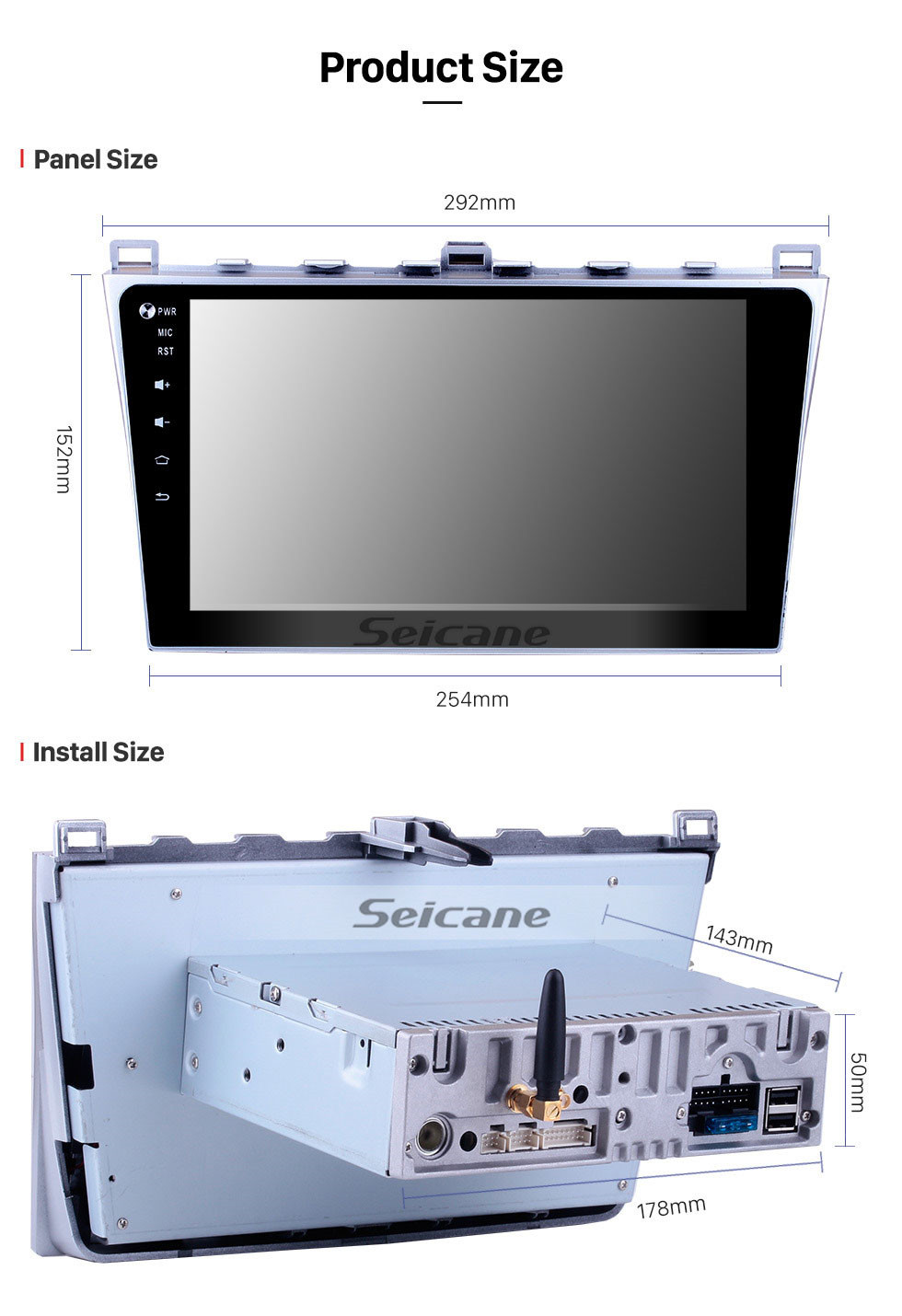 Seicane Android 9.0 GPS Sistema de navegación por radio para 2008-2015 MAZDA 6 Rui wing Bluetooth Mirror link pantalla multitáctil OBD DVR Cámara de visión trasera TV USB WIFI Seicane Android 9.0 GPS Sistema de navegación por radio para 2008-2015 MAZDA 6 Rui wing Bluetooth Mirror link pantalla multitáctil OBD DVR Cámara de visión trasera TV USB WIFI
