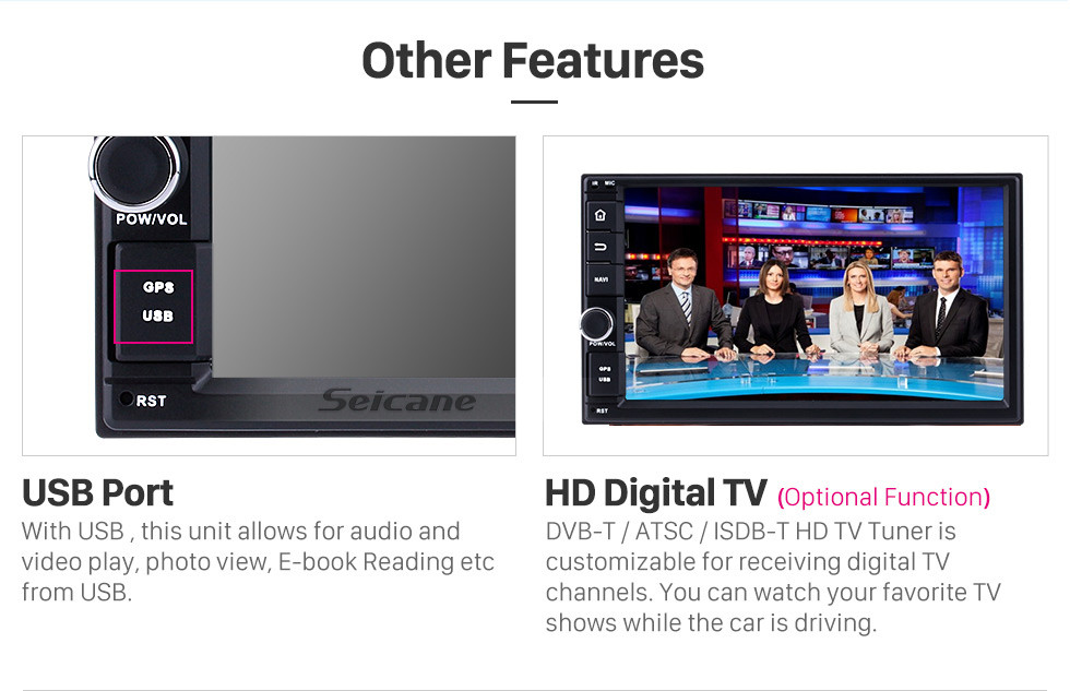 Seicane Android 9.0 Rádio Do Carro Universal DVD Player Sistema de Navegação GPS com sistema de Áudio RDS Bluetooth USB SD Link do Espelho OBD2 WiFi Controle de Volante 1080 P Vídeo Digital TV Seicane Android 9.0 Rádio Do Carro Universal DVD Player Sistema de Navegação GPS com sistema de Áudio RDS Bluetooth USB SD Link do Espelho OBD2 WiFi Controle de Volante 1080 P Vídeo Digital TV