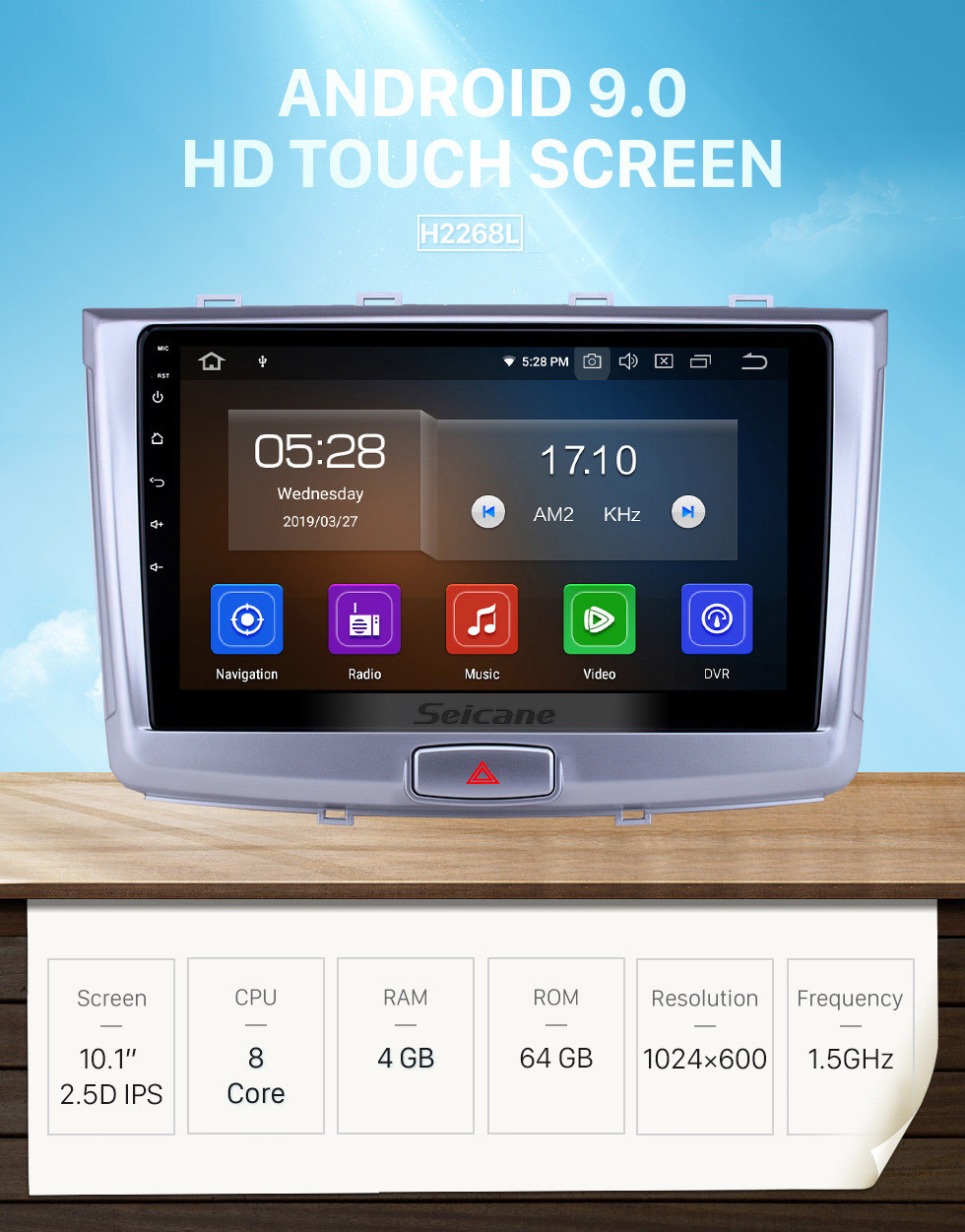 Seicane 10.1 polegada Android 9.0 Rádio para 2017 Grande Mural Haval H6 Bluetooth HD Touchscreen Navegação GPS Carplay apoio USB TPMS OBD2 câmera de Backup Seicane 10.1 polegada Android 9.0 Rádio para 2017 Grande Mural Haval H6 Bluetooth HD Touchscreen Navegação GPS Carplay apoio USB TPMS OBD2 câmera de Backup