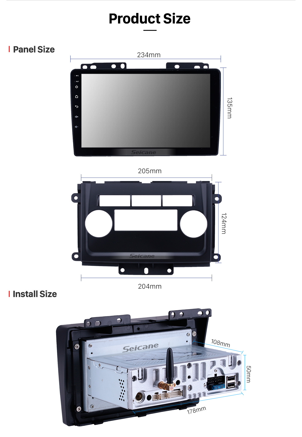 Seicane 9 inch 2009-2012 Nissan Frontier/Xterra Android 9.0 GPS Navigation Radio Bluetooth Touchscreen AUX Carplay support OBD2 DAB+ 1080P Video Seicane 9 inch 2009-2012 Nissan Frontier/Xterra Android 9.0 GPS Navigation Radio Bluetooth Touchscreen AUX Carplay support OBD2 DAB+ 1080P Video