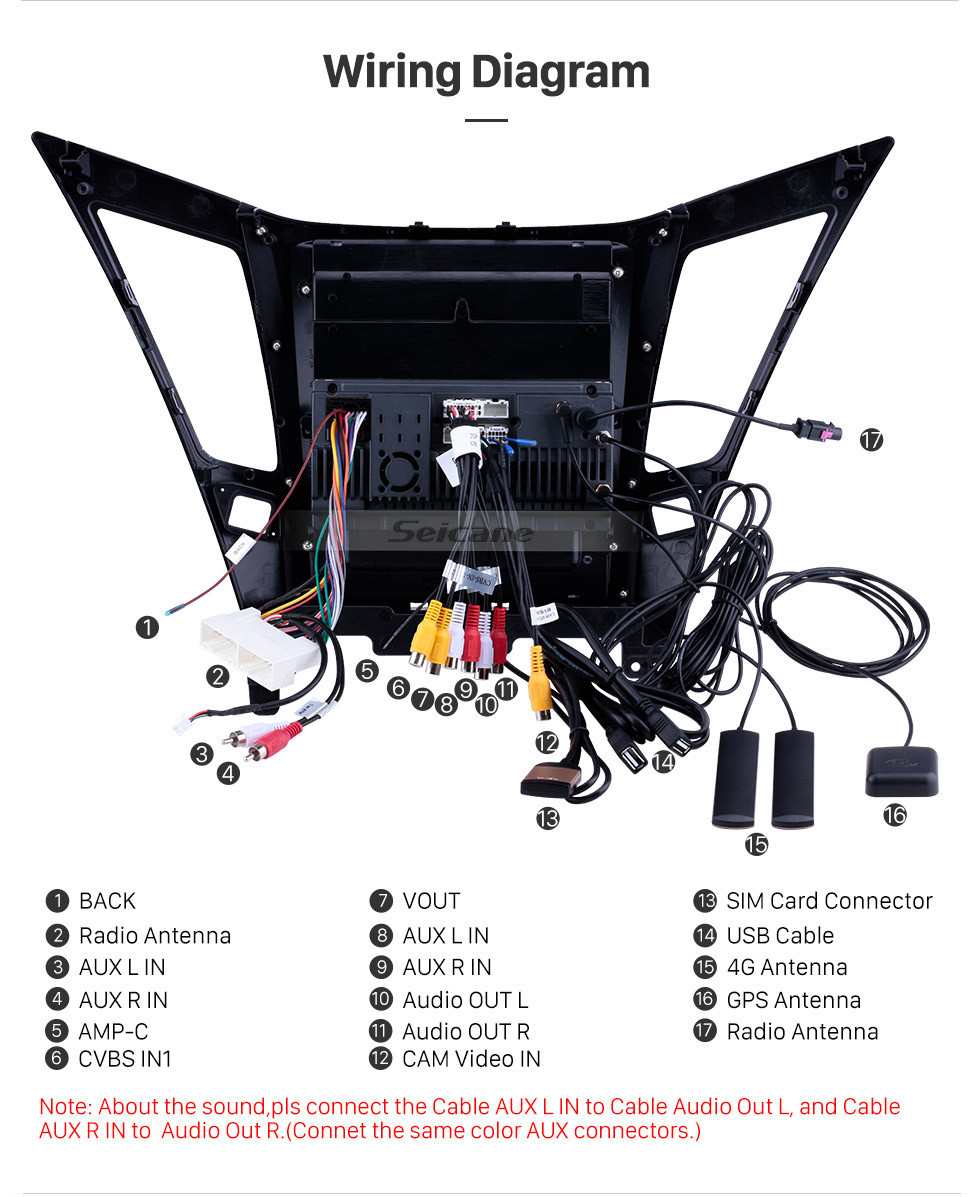 Seicane Pantalla táctil HD 2011-2015 Hyundai Sonata Android 9.1 9.7 pulgadas Radio de navegación GPS Bluetooth WIFI compatible con DAB + Control del volante Carplay Seicane Pantalla táctil HD 2011-2015 Hyundai Sonata Android 9.1 9.7 pulgadas Radio de navegación GPS Bluetooth WIFI compatible con DAB + Control del volante Carplay