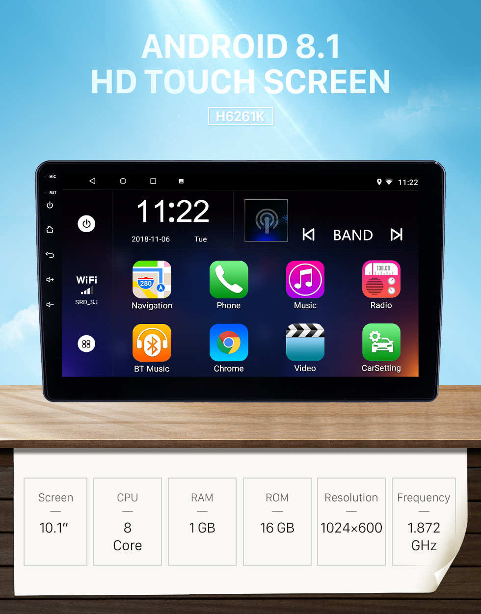 Seicane 10,1 pouces Android 8.1 HD Radio tactile Navigation GPS pour 2018-2019 Honda Crider avec support Bluetooth WIFI AUX Carplay Mirror Link Seicane 10,1 pouces Android 8.1 HD Radio tactile Navigation GPS pour 2018-2019 Honda Crider avec support Bluetooth WIFI AUX Carplay Mirror Link