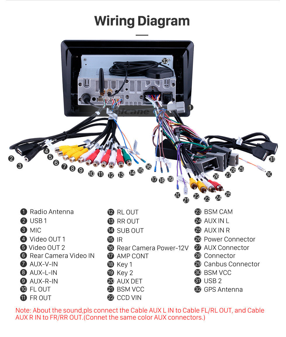 Seicane 10,1 pouces 2018-2019 Honda Crider Android 9.0 Navigation Radio Radio Bluetooth HD Écran tactile AUX USB WIFI Support Carplay OBD2 1080P Seicane 10,1 pouces 2018-2019 Honda Crider Android 9.0 Navigation Radio Radio Bluetooth HD Écran tactile AUX USB WIFI Support Carplay OBD2 1080P