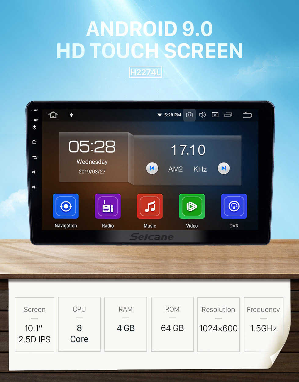 Seicane 10,1 pouces 2018-2019 Honda Crider Android 9.0 Navigation Radio Radio Bluetooth HD Écran tactile AUX USB WIFI Support Carplay OBD2 1080P Seicane 10,1 pouces 2018-2019 Honda Crider Android 9.0 Navigation Radio Radio Bluetooth HD Écran tactile AUX USB WIFI Support Carplay OBD2 1080P