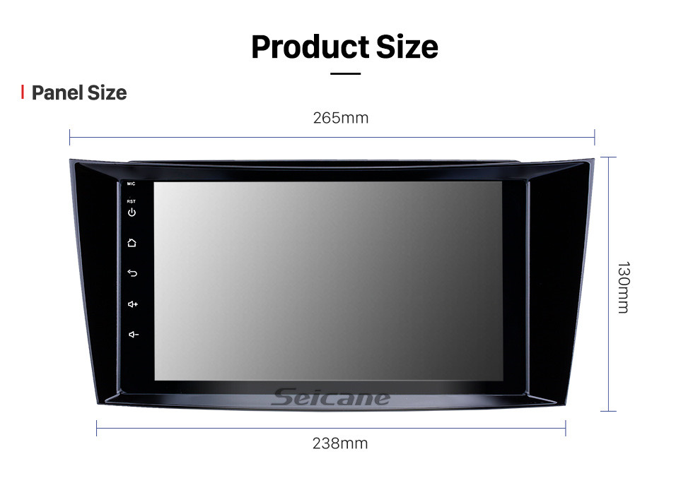 Seicane 8 inch Android 8.1 HD Touchscreen GPS Navigation Radio for 2001-2010 Mercedes Benz E-Class W211/CLS W219/CLK W209/G-Class W463 with Bluetooth WIFI AUX support Carplay Mirror Link Seicane 8 inch Android 8.1 HD Touchscreen GPS Navigation Radio for 2001-2010 Mercedes Benz E-Class W211/CLS W219/CLK W209/G-Class W463 with Bluetooth WIFI AUX support Carplay Mirror Link