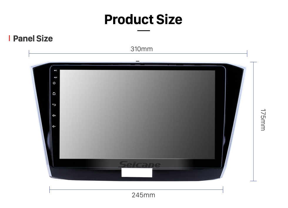 Seicane 10,1 Zoll Android 8.1 GPS-Navigationsradio für 2016-2018 VW Volkswagen Passat mit HD-Touchscreen Bluetooth USB-Unterstützung Carplay TPMS Seicane 10,1 Zoll Android 8.1 GPS-Navigationsradio für 2016-2018 VW Volkswagen Passat mit HD-Touchscreen Bluetooth USB-Unterstützung Carplay TPMS
