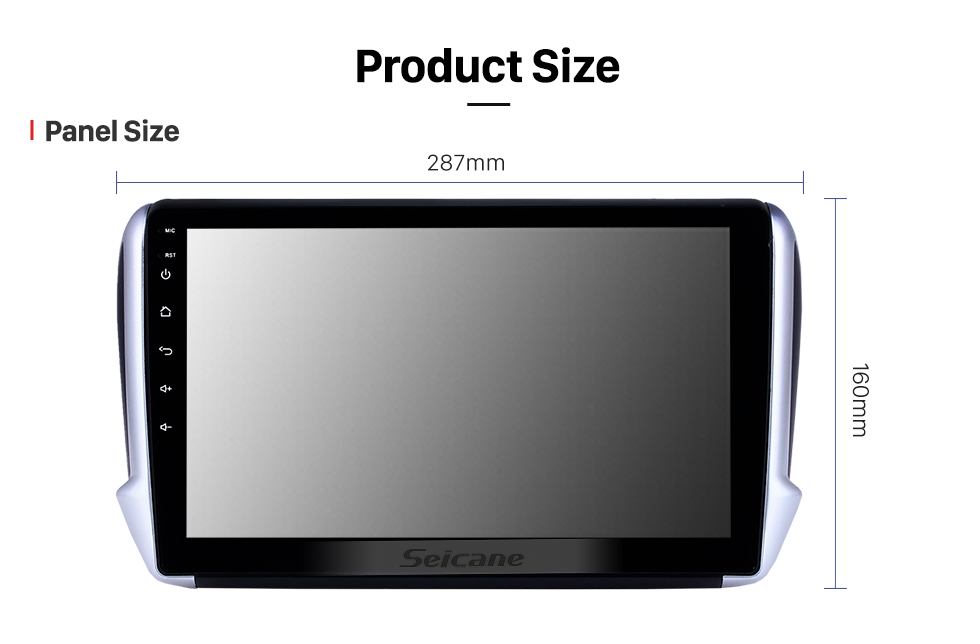 Seicane 10,1 pouces Android 8.1 Radio de navigation GPS pour 2014-2016 Peugeot 2008 avec écran tactile HD Bluetooth USB soutien AUX Carplay SWC TPMS Seicane 10,1 pouces Android 8.1 Radio de navigation GPS pour 2014-2016 Peugeot 2008 avec écran tactile HD Bluetooth USB soutien AUX Carplay SWC TPMS