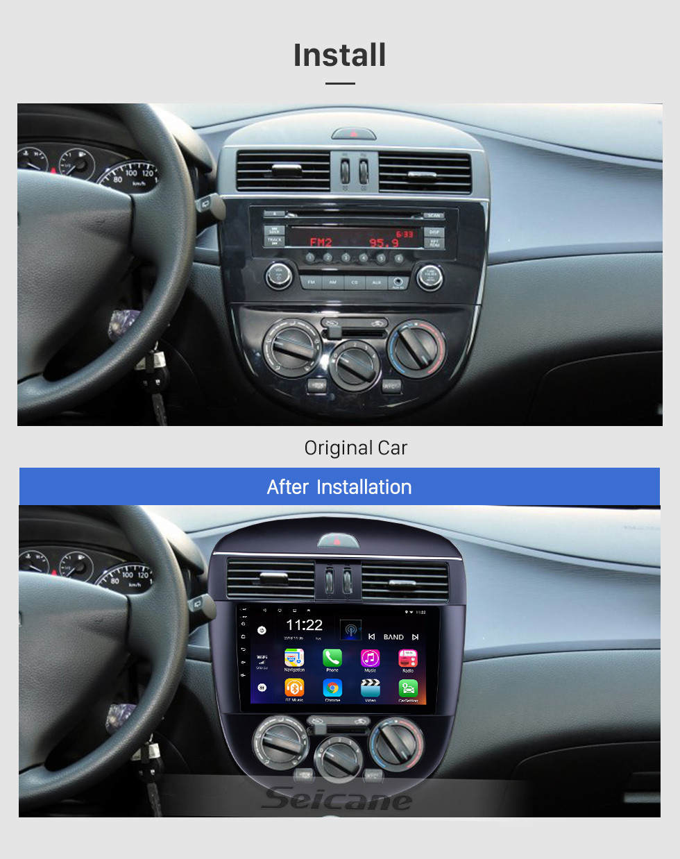 9 Zoll Android 8 1 2011 2014 Nissan Tiida Handbuch A C Gps