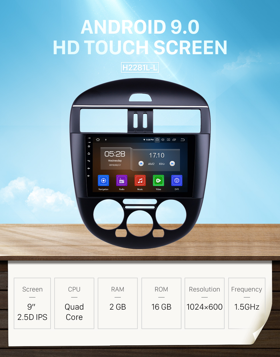 Seicane 2011-2014 Nissan Tiida Handbuch A / C Niedrige Version Android 9.0 9 Zoll GPS Navigationsradio Bluetooth HD Touchscreen USB Carplay Unterstützung TPMS DAB + 1080P Seicane 2011-2014 Nissan Tiida Handbuch A / C Niedrige Version Android 9.0 9 Zoll GPS Navigationsradio Bluetooth HD Touchscreen USB Carplay Unterstützung TPMS DAB + 1080P