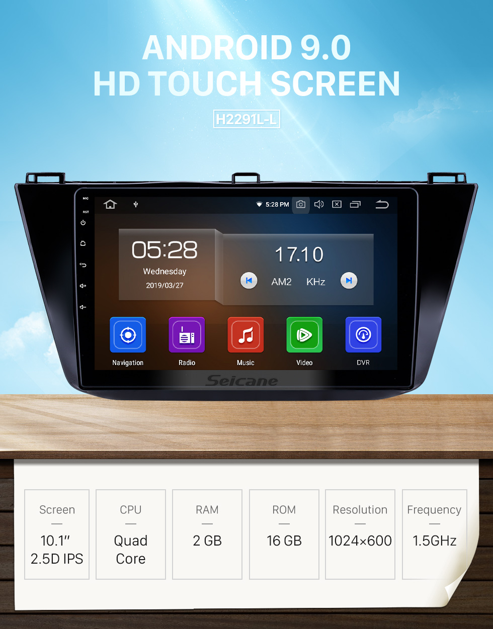 Seicane 10.1 polegada 2016-2018 VW Volkswagen Tiguan Android 9.0 Navegação GPS Rádio Bluetooth HD Touchscreen AUX USB Carplay suporte Mirror Link Seicane 10.1 polegada 2016-2018 VW Volkswagen Tiguan Android 9.0 Navegação GPS Rádio Bluetooth HD Touchscreen AUX USB Carplay suporte Mirror Link