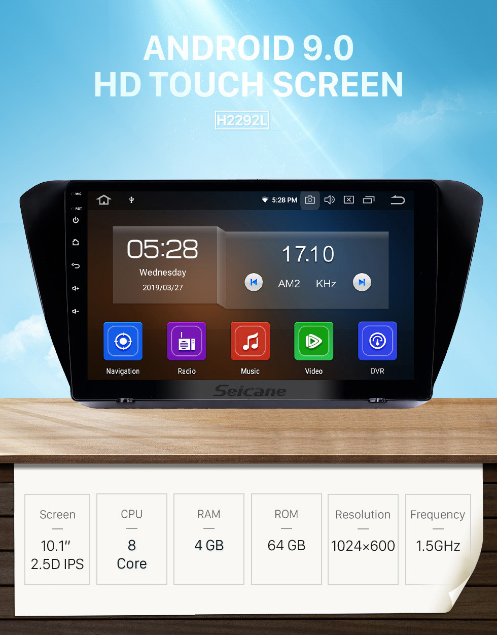Seicane 10.1 inch Android 9.0 Radio for 2015-2018 Skoda Superb Bluetooth HD Touchscreen GPS Navigation Carplay USB support TPMS DAB+ DVR Seicane 10.1 inch Android 9.0 Radio for 2015-2018 Skoda Superb Bluetooth HD Touchscreen GPS Navigation Carplay USB support TPMS DAB+ DVR